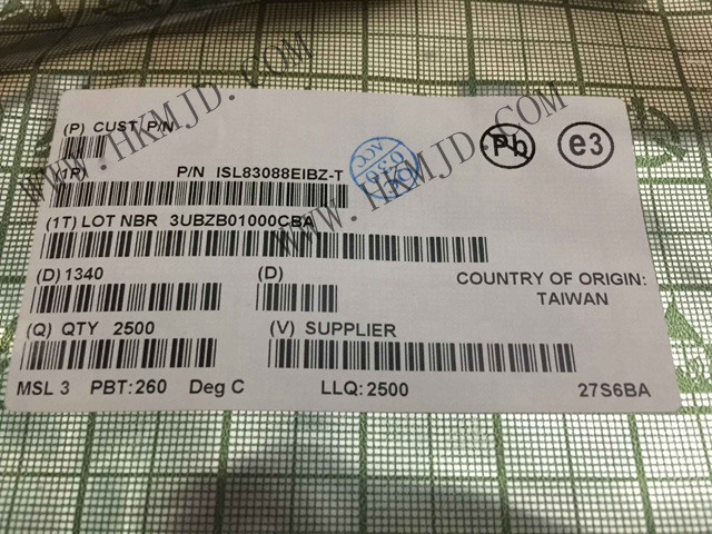 供應半，收發(fā)器 ISL83088E ISL83088EIBZ RS-422/RS-485 接口 IC
