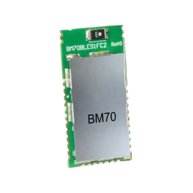 分銷藍牙低功耗模塊（BM70BLES1FC2-0002AA）藍牙 4.2 BLE 屏蔽式，天線