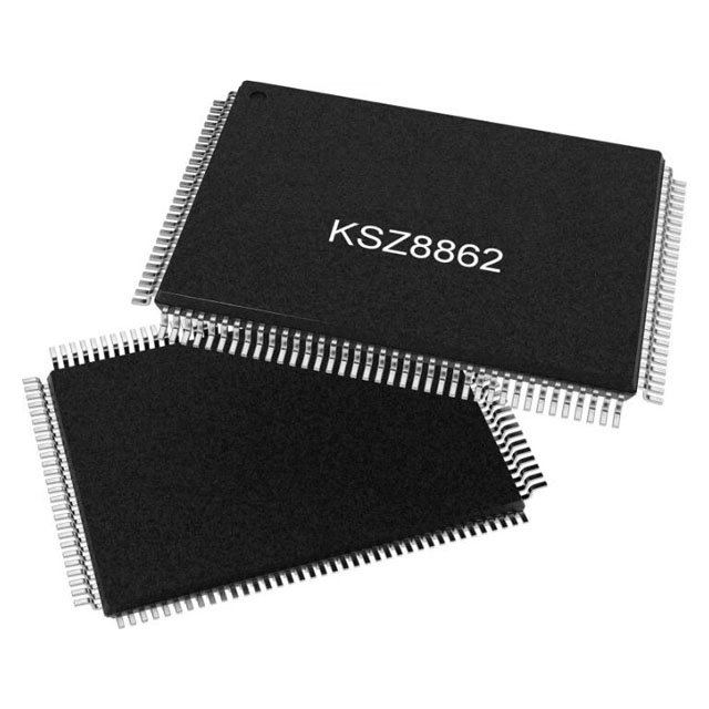 供應，回收【Microchip】KSZ8862-32MQL 雙端口以太網(wǎng)交換機，帶光纖支持