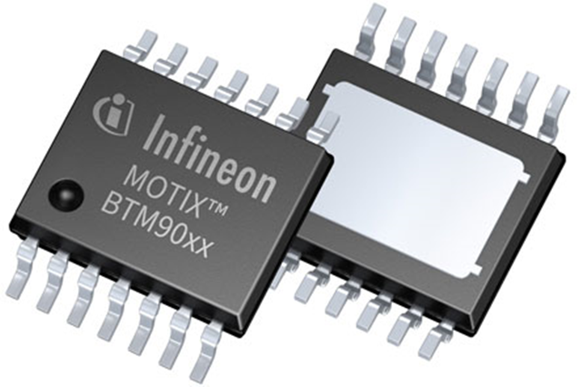 英飛凌推出用于智能有刷直流電機應用的新型BTM90xx 全橋IC