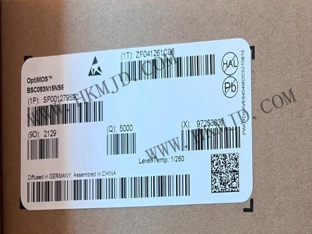 英飛凌BSC093N15NS5 OptiMOS?5 150V功率MOSFET，超低導(dǎo)通電阻9.3mΩ