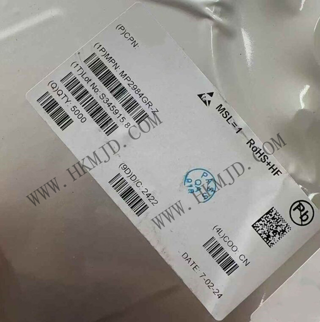 [供應] MP2984GR (MPS) 36V，四開關(guān)同步降壓-升壓型控制器