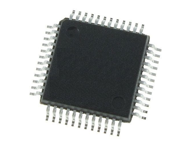 主流微控制器STM32F102CBT6：48 MHz CPU，具備USB FS